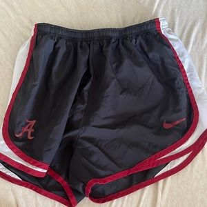 Alabama Nike running shorts
